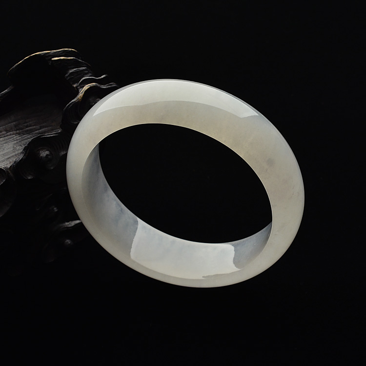 糯冰种晴水手镯(57.4mm)