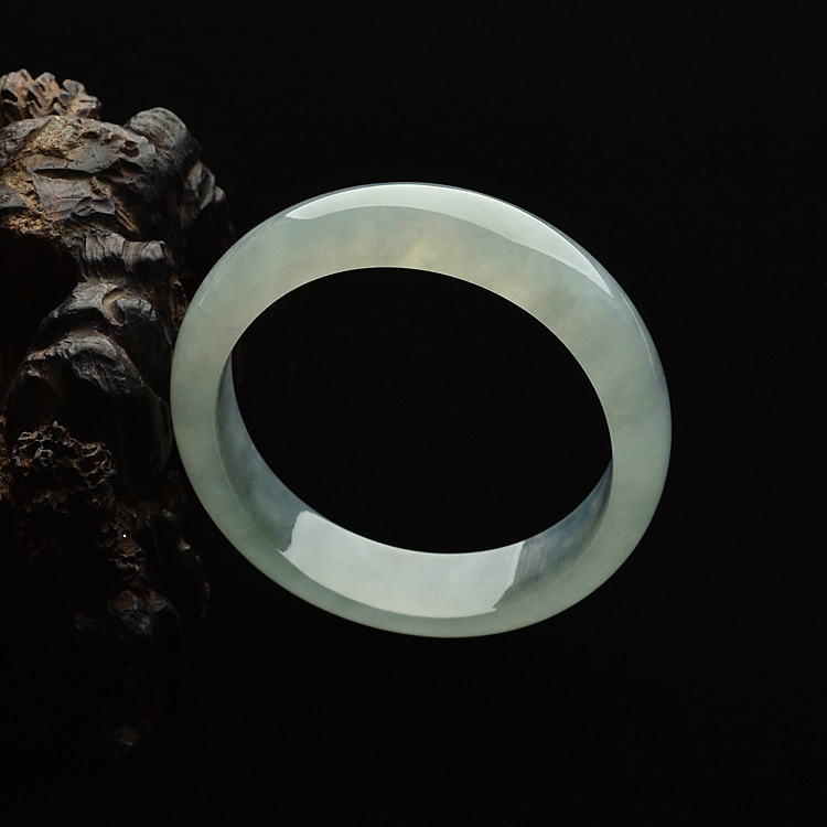 糯冰种晴水贵妃手镯(50.7-58.3mm)