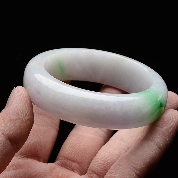 (超值推荐)糯冰种飘翠手镯(57.1mm)