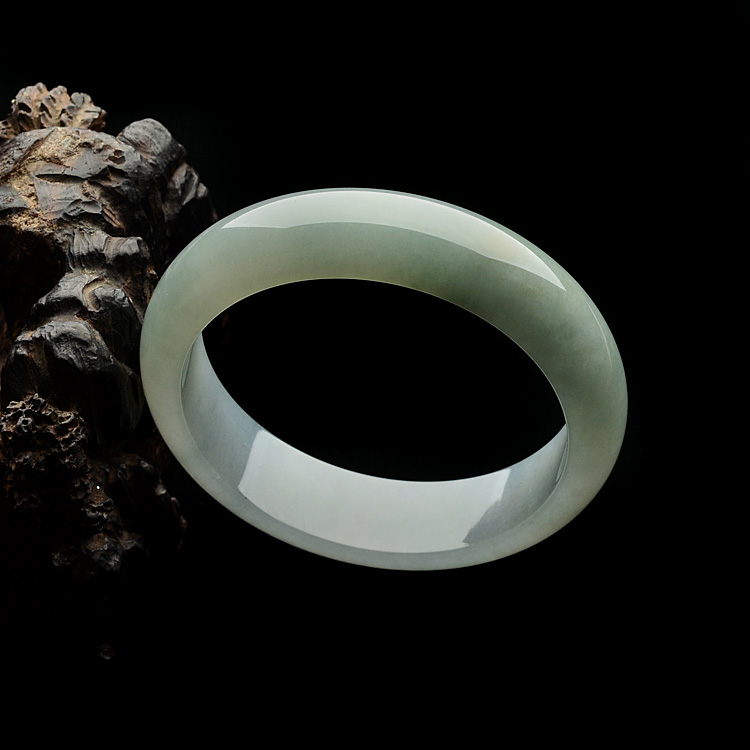 糯冰种晴水手镯（59.4mm）