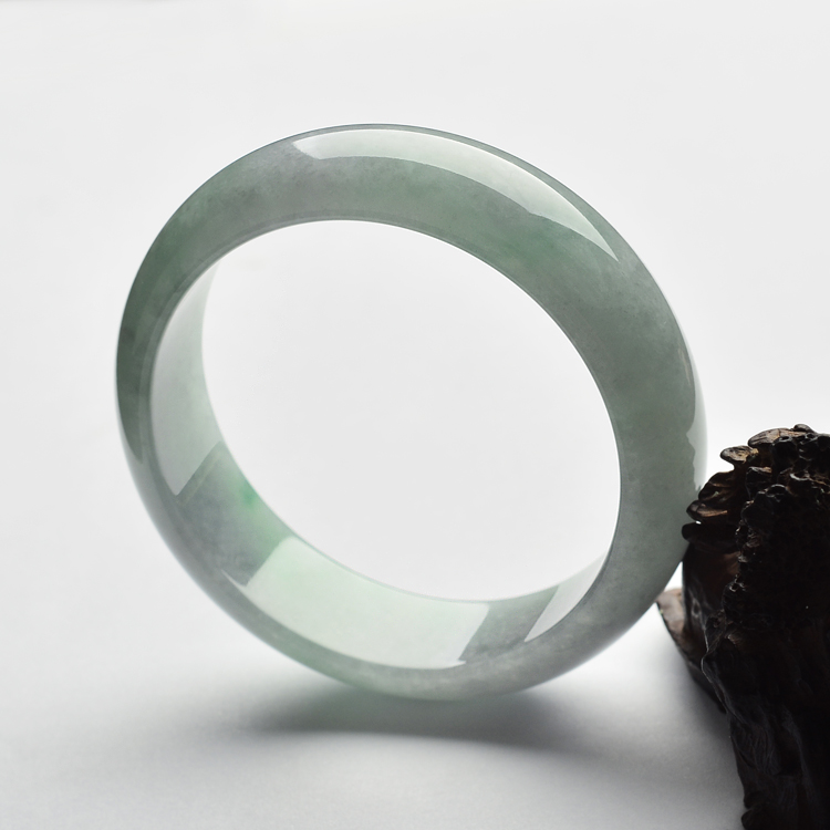 糯冰种晴水手镯(58.3mm)