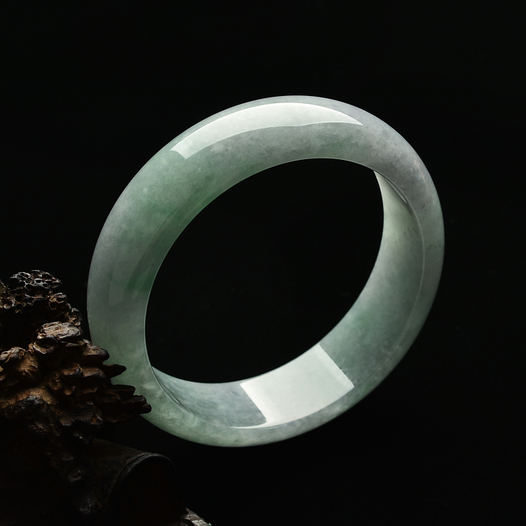 糯冰种晴水手镯(58.3mm)