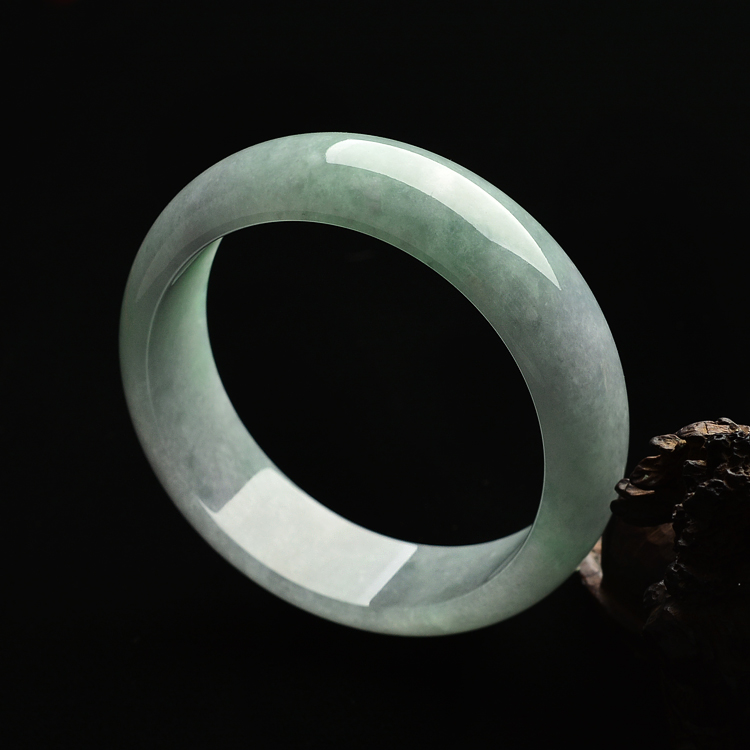 糯冰种晴水手镯(58.3mm)