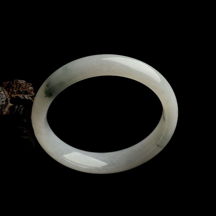 (超值推荐)糯冰种飘花手镯(59.2mm)