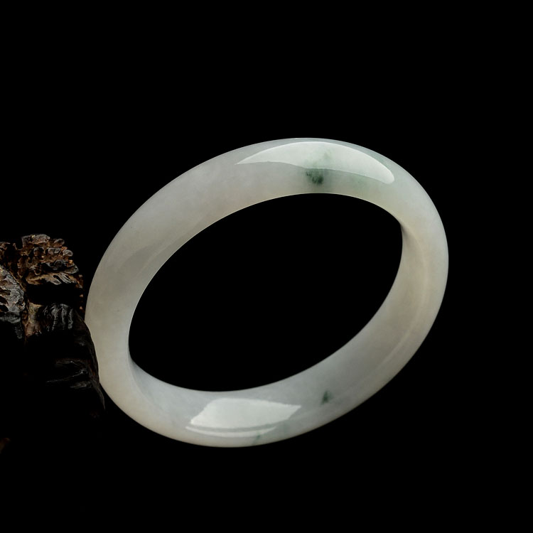 (超值推荐)糯冰种飘花手镯(59.2mm)