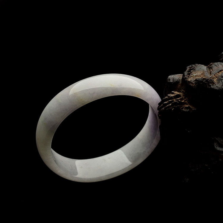糯冰种紫罗兰贵妃手镯(56.1-50mm)