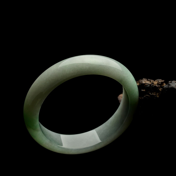糯冰种晴水手镯(58.3mm)