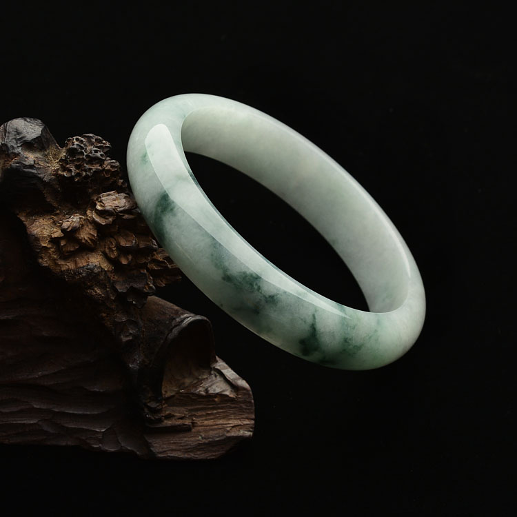 糯冰种飘花手镯(59.2mm)