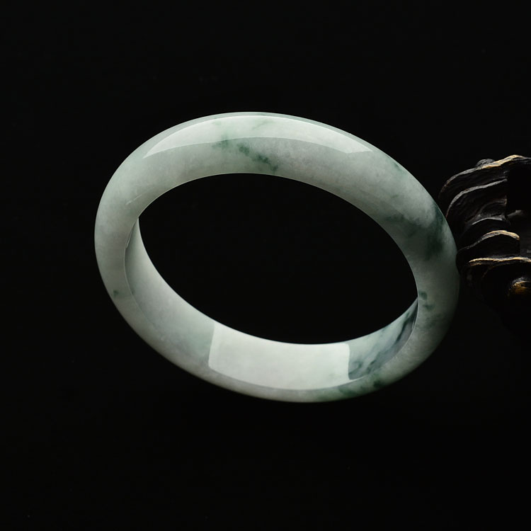 糯冰种飘花手镯(59.2mm)