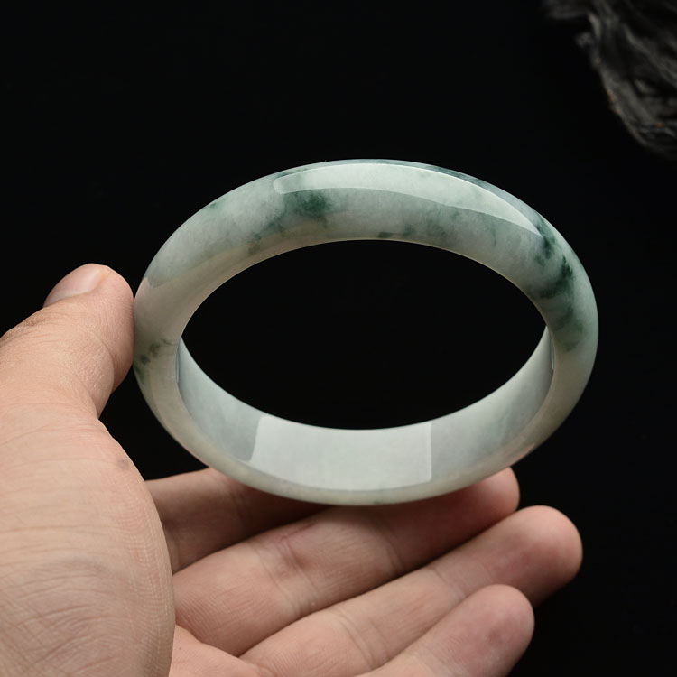 糯冰种飘花手镯(59.2mm)