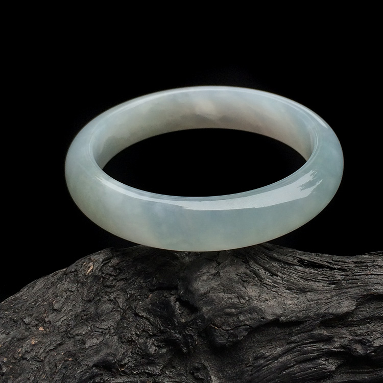 糯冰种晴水手镯(59mm)