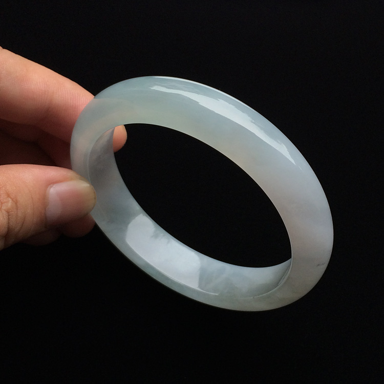 糯冰种晴水手镯(59mm)