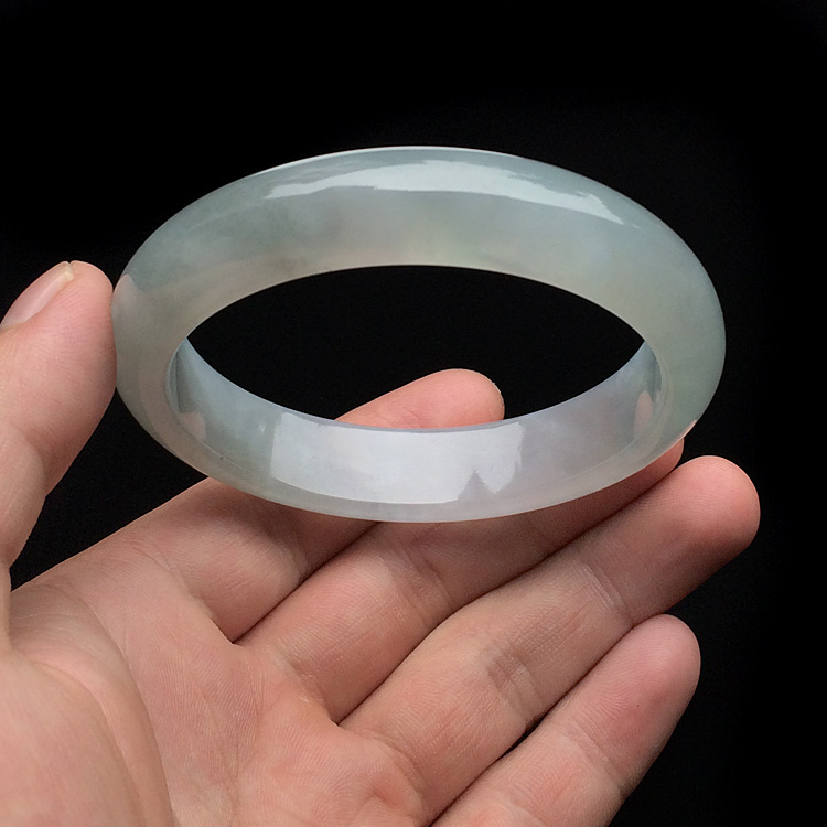 糯冰种晴水手镯(59mm)