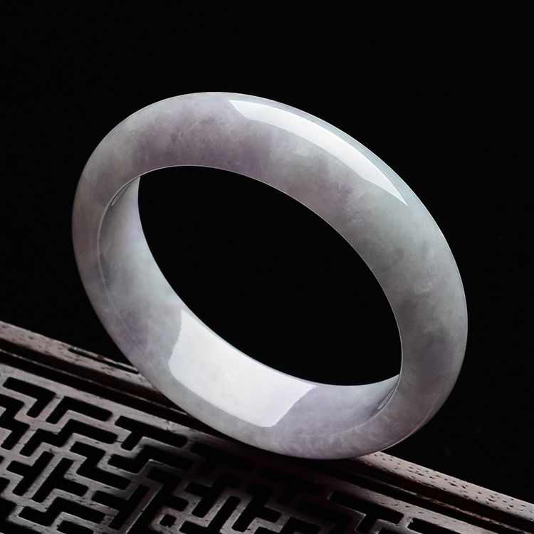 糯冰种紫罗兰手镯(56.2mm)