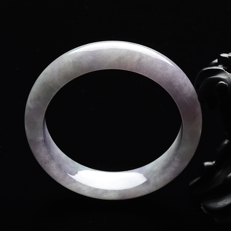 糯冰种紫罗兰手镯(56.2mm)