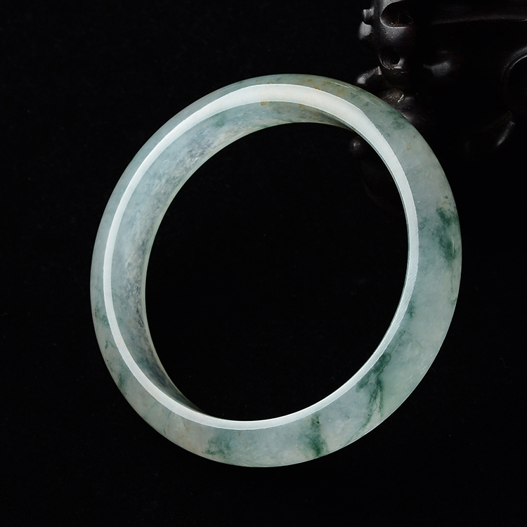 (超值推荐)冰种飘花手镯(57.8mm)