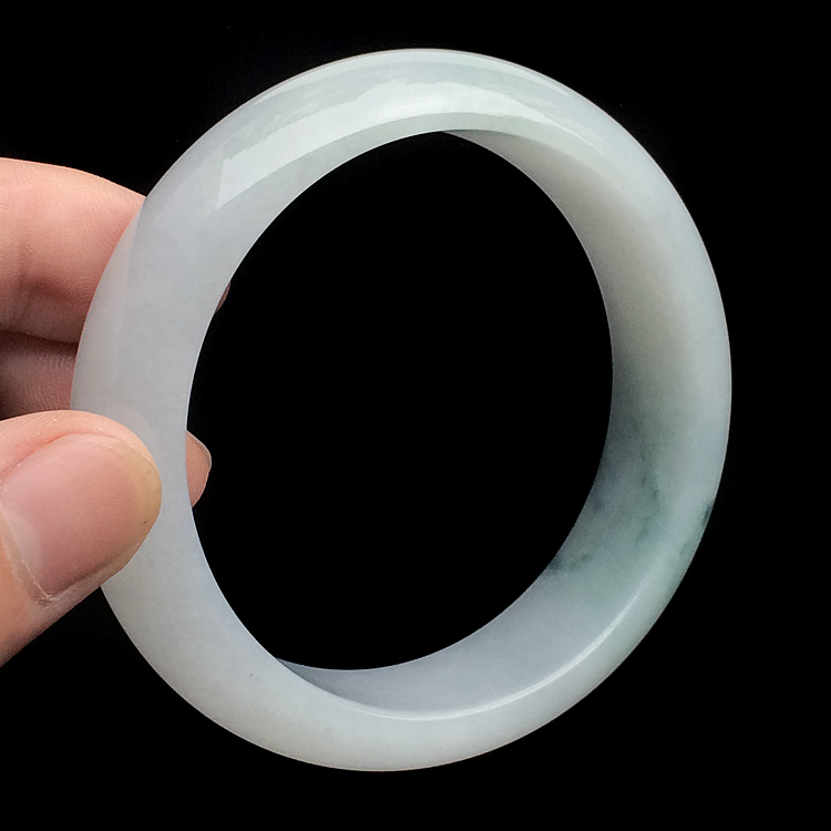 糯冰种飘花手镯(58.5mm)