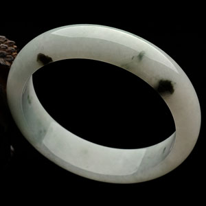 (超值推荐)糯冰种飘花手镯(58.3mm)