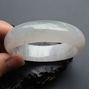 (超值推荐)糯冰种淡紫罗兰手镯(57.8mm)
