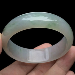 糯冰种飘花手镯(58.3mm)