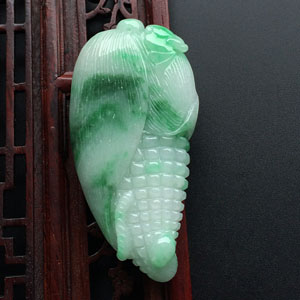 (超值推荐)糯冰种飘翠多子多福挂件