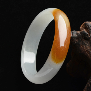 (超值推荐)糯冰种黄翡贵妃镯(54.8mm-48.12mm)
