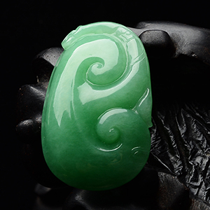 (超值推荐)糯冰种豆色如意挂件