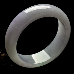 糯冰种紫罗兰手镯(57.7mm)
