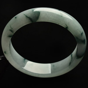 糯冰种飘花手镯（58.6mm）