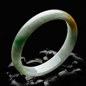 (超值推荐)糯冰种黄翡手镯(58.3mm)