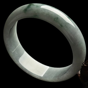 糯冰种飘花手镯(58.9mm)
