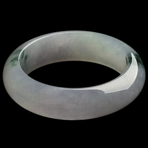 （超值推荐）冰种淡紫罗兰飘花手镯（57.3mm）