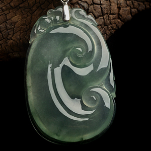 冰种晴水如意挂件