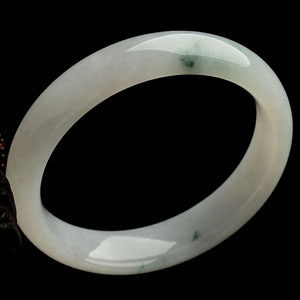 (超值推荐)糯冰种飘花手镯(59.2mm)