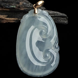 冰种晴水如意挂件