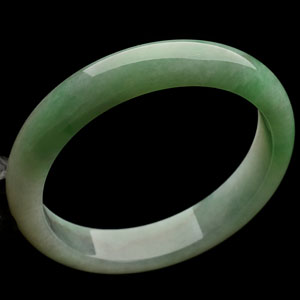 糯冰种飘翠手镯(56.5mm)
