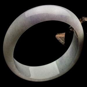 糯冰种紫罗兰贵妃手镯(56.1-50mm)