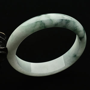 糯冰种飘花手镯(59.2mm)