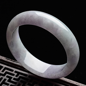 糯冰种紫罗兰手镯(56.2mm)