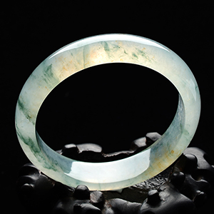 (超值推荐)冰种飘花手镯(57.8mm)