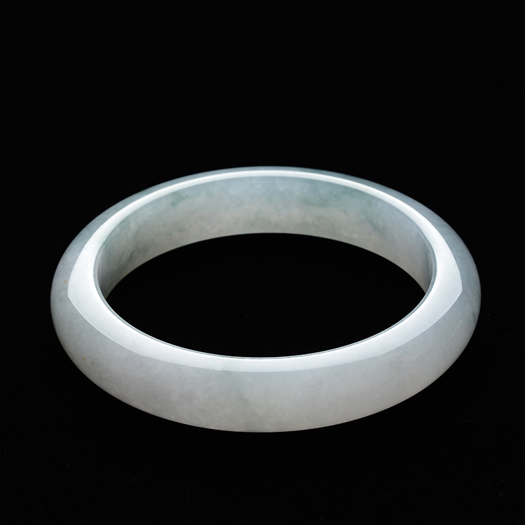 糯冰种飘花手镯（57.6mm）