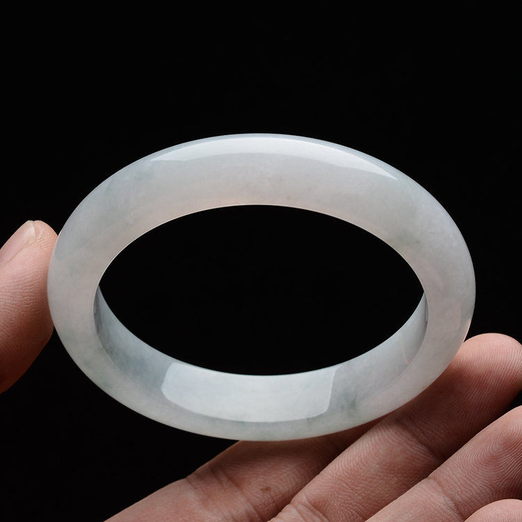 糯冰种飘花手镯（57.6mm）