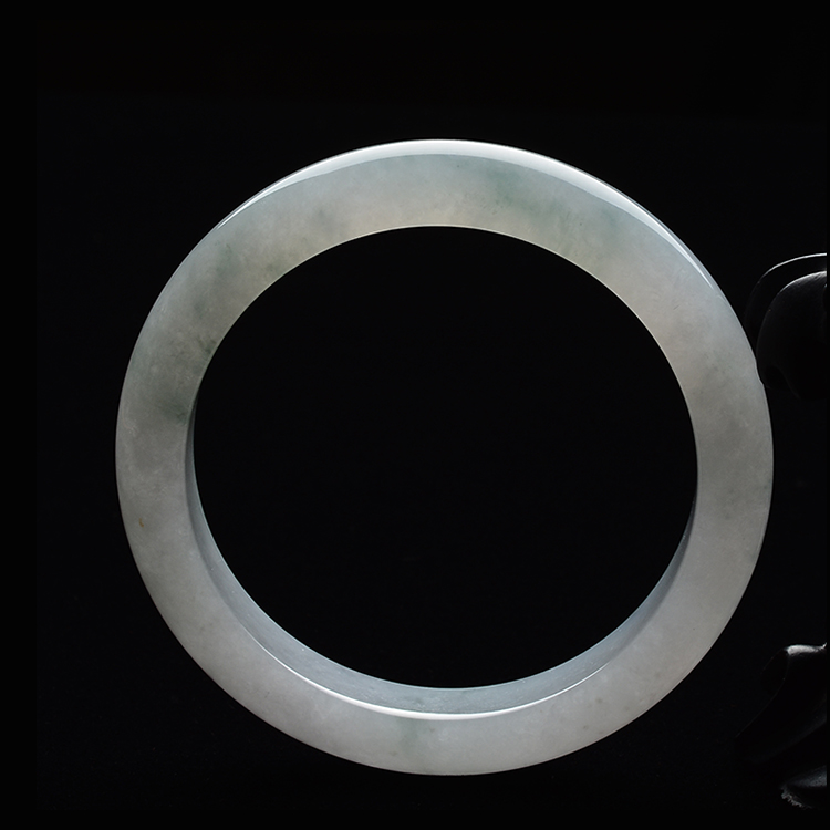糯冰种飘花手镯（57.6mm）