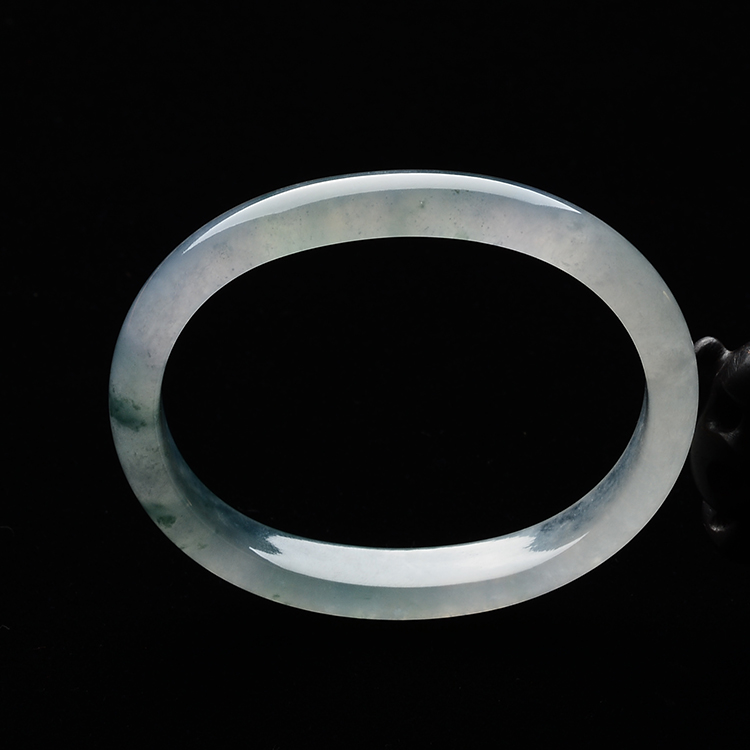 (超值推荐)冰种飘花贵妃镯（51.7mm-41.1mm）
