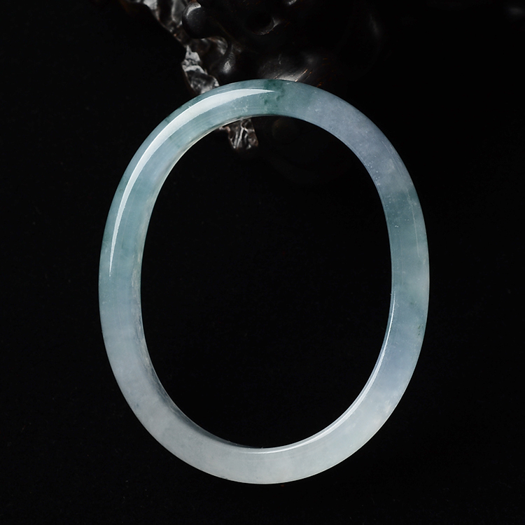 (超值推荐)冰种飘花贵妃镯（51.7mm-41.1mm）