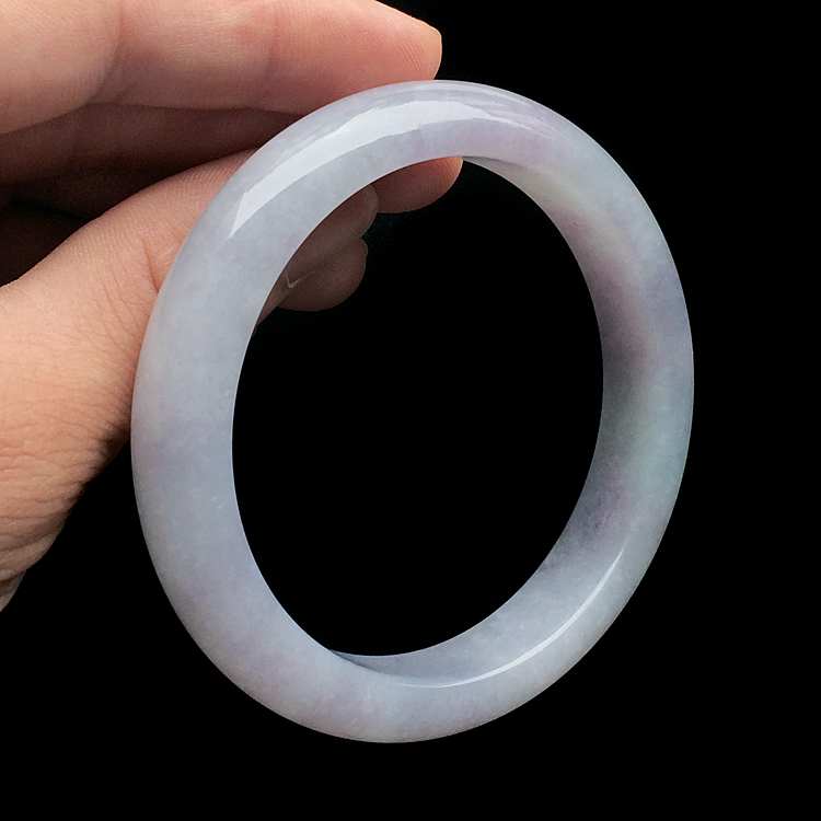 糯冰种紫罗兰手镯（58mm）