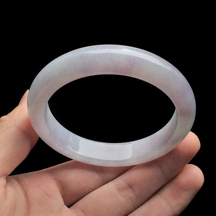 糯冰种紫罗兰手镯（58mm）