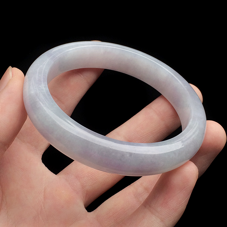 糯冰种紫罗兰手镯（58mm）