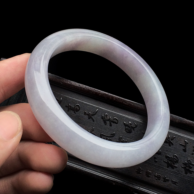 糯冰种紫罗兰手镯（58mm）