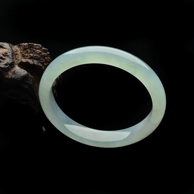 糯冰种晴水手镯(51.1mm)